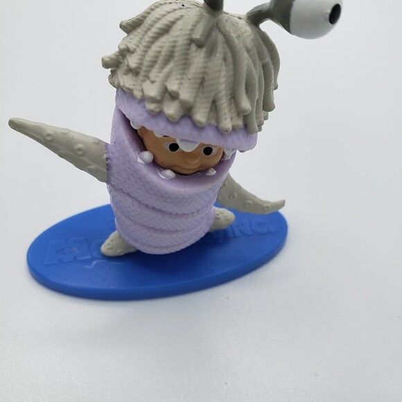 2 McDonalds Disney Monsters Inc Figures 2" Cake Topper Boo Randall Boggs Set - Picture 7 of 10